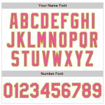 Custom Name Number Baseball Jersey - Personalized Pink Neon Green White Pinstripe Fade Fashion Team Apparel Personalized