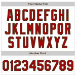 Custom Name Number Baseball Jersey - Personalized Red-Green White Pinstripe Authentic Fade Fashion Team Apparel Personalized