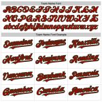 Custom Name Number Baseball Jersey - Personalized Red-Green White Pinstripe Authentic Fade Fashion Team Apparel Personalized