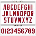 Custom Name and Number Personalized Baseball Jersey - White Pinstripe Red-Light Blue Authentic Fade Personalized White Pinstripe