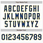 Custom Name and Number Personalized Royal-Gold Fade Baseball Jersey with White Pinstripes - Authentic Team Apparel Personalized