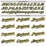 Custom Name and Number Personalized Royal-Gold Fade Baseball Jersey with White Pinstripes - Authentic Team Apparel Personalized