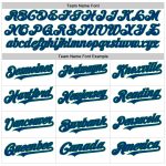 Custom Baseball Jersey with Name & Number - Personalized White Pinstripe Royal-Kelly Green Authentic Fade Design Personalized