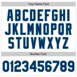 Custom Baseball Jersey with Name & Number - Personalized White Pinstripe Royal-Kelly Green Authentic Fade Design Personalized