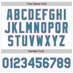 Custom Name Number Baseball Jersey Personalized White Pinstripe Teal Pink Authentic Fade Fashion Personalized White Pinstripe