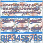 Custom Name and Number Authentic Basketball Shorts with 3D Coral and Crab Pattern in White Powder Blue-Orange Personalized