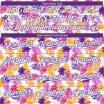 Personalized Tropical Flower and Hawaii Palm Leaves Baseball Jersey - Custom Name and Number, 3D White Purple Design Personalized