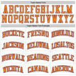 Custom Authentic Basketball Jersey - Personalized White Purple Bay Orange with Name and Number Personalized White Purple-Bay
