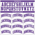 Personalized Basketball Jersey Sublimation Suit in White Purple Color Block - Round Neck Design Personalized White Purple