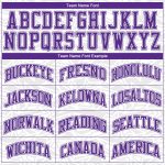 Custom Name Number Basketball Jersey Sublimation White Purple Color Block Round Neck Personalized Team Suit Personalized