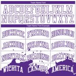 Custom Name Number Basketball Jersey Round Neck Sublimation Personalized White Purple Color Splash Team Suit Personalized