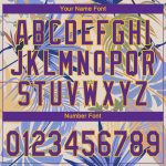 Custom Name and Number Baseball Jersey with Hawaii Palm Leaves, White Purple-Gold 3D Design Personalized White Purple-Gold