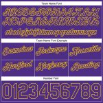 Custom Personalized Basketball Shorts with Name and Number - White Purple Gold Throwback Split Style Personalized White Purple-Gold