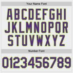 Custom Team Softball Jersey with Name and Number, Personalized White Purple Neon Green, Unisex Two-Button Design Personalized