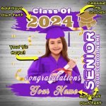 Custom Name Number 3D Graduation T-Shirt for Team - Personalized White Purple Old Gold Design Personalized White Purple-Old