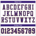 Personalized Authentic Football Jersey in White, Purple, and Old Gold Mesh Personalized White Purple-Old Gold Mesh Authentic