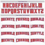 Custom Name and Number Authentic Baseball Jersey Shirt - Personalized White Purple-Orange Rib-Knit Throwback Design Personalized