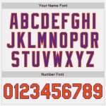 Customizable Baseball Jersey - Personalized White Purple Pinstripe with Name and Number, Authentic Team Gear Personalized