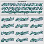 Custom Personalized Baseball Jersey with Raglan Sleeves in White Purple Pinstripe and Kelly Green - Team Name and Number