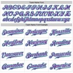 Personalized Purple Teal Pinstripe Authentic Baseball Jersey Custom Name Number Personalized White Purple Pinstripe Purple-Teal