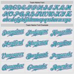 Custom Name Number Baseball Jersey Teal Purple White Pinstripe Authentic Raglan Sleeves Personalized White Purple Pinstripe
