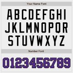 Custom Name and Number Personalized Baseball Jersey - Authentic White Purple-Red Team Jersey Personalized White Purple-Red