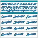 Custom Name and Number Personalized Throwback Basketball Jersey - White Purple Teal Style Personalized White Purple-Teal