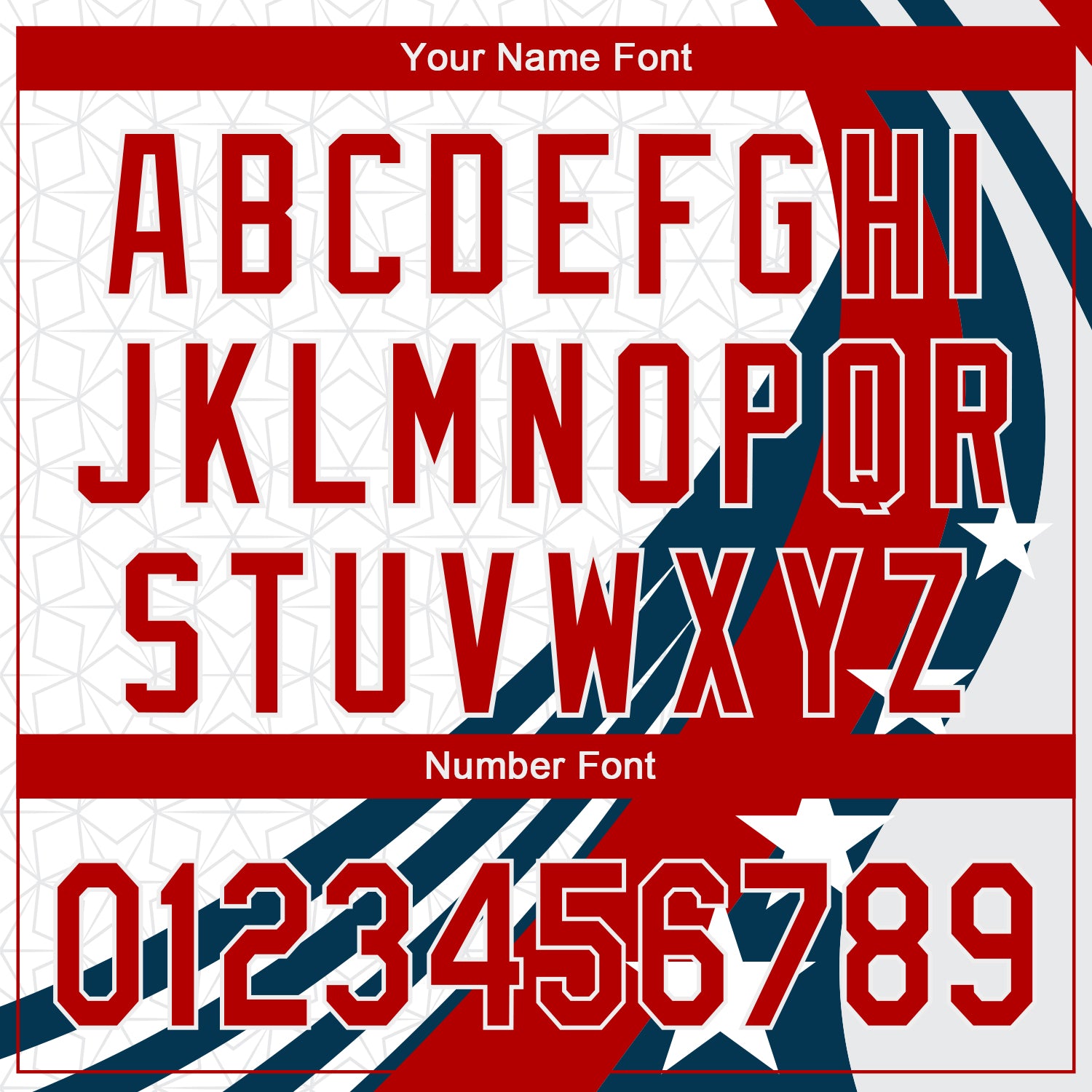 Personalized White Red 3D American Flag Authentic Baseball Jersey Team Custom Name and Number Custom American Flag Baseball Jersey - Personalized Red & White Team Name & Number Personalized White Red 3D American Flag - Image 5
