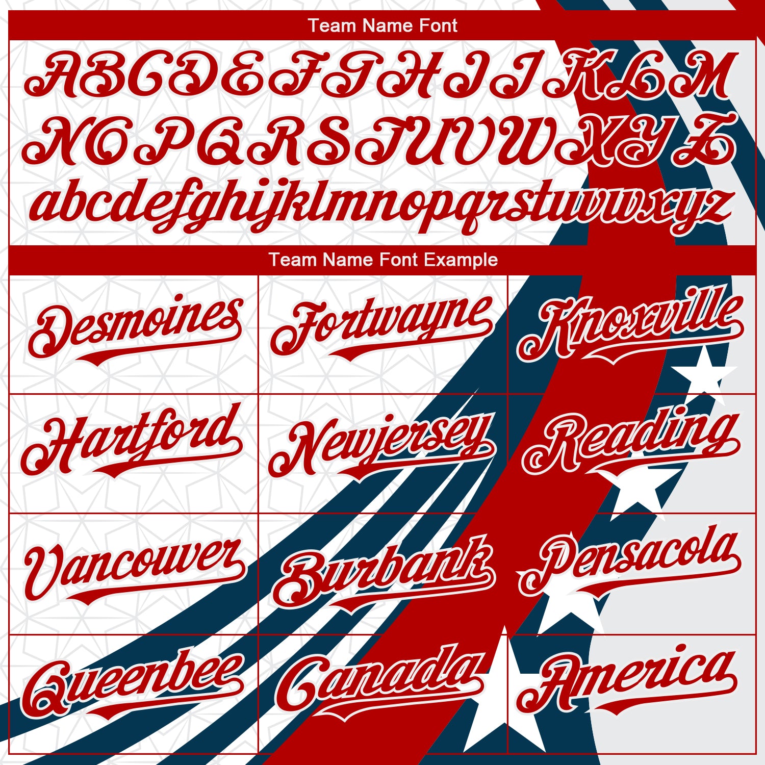 Personalized White Red 3D American Flag Authentic Baseball Jersey Team Custom Name and Number Custom American Flag Baseball Jersey - Personalized Red & White Team Name & Number Personalized White Red 3D American Flag - Image 4