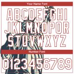 Custom Name Number Performance T-Shirt - 3D American Flag Statue of Liberty, Patriotic Design in White Red Color Personalized