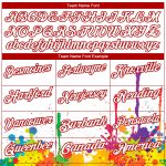 Custom Name and Number Colorful Bright Ink Splashes 3D Pattern Performance Golf Polo Shirt - Personalized White Red Design