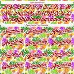 Custom Tropical Hawaii Palm Leaves Baseball Jersey with Personalized 3D Design, Authentic Team Name and Number Personalized