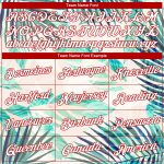 Personalized Tropical Hawaii Flamingo Basketball Jersey Custom Name Number 3D White Red Leaves Design Personalized White