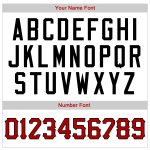 Custom American Flag Baseball Jersey for Men - Personalized Red & Black Team Name and Number Personalized White Red-Black