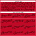 Custom Name Number Authentic Basketball Jersey - Personalized White Red-Black Team Fashion Jersey Personalized White Red-Black