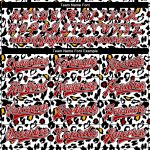 Custom Leopard Print 3D Varsity Jacket with Name & Number - White Red-Black Bomber Full-Snap Design Personalized White Red-Black