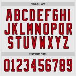 Personalized Red and Black Hockey Jersey - Custom Team Sports Apparel Personalized White Red-Black Hockey Jersey
