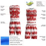 Customizable Basketball Jersey - Red-Black Round Neck Sublimation Suit in White Personalized White Red-Black Round Neck Sublimation