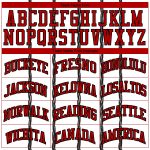 Custom Name Number Sublimation Basketball Jersey Suit - Personalized Round Neck in White, Red, and Black Personalized White