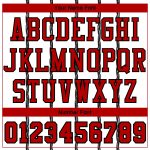 Custom Name Number Sublimation Basketball Jersey Suit - Personalized Round Neck in White, Red, and Black Personalized White