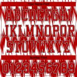 Customizable Basketball Jersey - Red-Black Round Neck Sublimation Suit in White Personalized White Red-Black Round Neck Sublimation