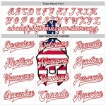 Custom Spartan Logo USA Flag 3D Pattern Bomber Jacket Two Tone Varsity Letterman with Personalized Name and Number Personalized