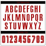 Custom Name and Number Soccer Jersey - Personalized Red and Black Fade Fashion Uniform Personalized White Red-Black Sublimation