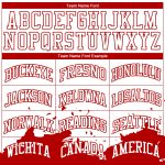 Custom Name Number Basketball Jersey - Personalized Round Neck Sublimation Suit with White Red Color Splash Design Personalized