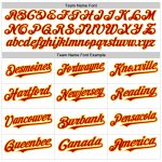 Custom Personalized Baseball Jersey with Name and Number - White Red-Gold Authentic Raglan Sleeves Team Apparel Personalized