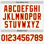 Personalized Authentic Baseball Jersey in White Red Gold - Sleeveless Design Personalized White Red-Gold Authentic Sleeveless