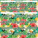 Custom Name and Number 3D Pattern Tropical Plant Bird Baseball Jersey - Personalized Red Green Design Personalized White
