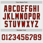 Custom Name Number Authentic Baseball Jersey in White Red Kelly Green - Personalized Team Jersey Personalized White Red-Kelly