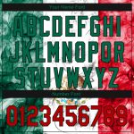 Custom Mexican Flag Baseball Jersey - Personalized Team Name & Number in White, Red, Kelly Green, and Black Personalized