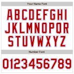 Custom Name and Number Baseball Jersey - Personalized Authentic Red-Light Blue Raglan Sleeves Personalized White Red-Light
